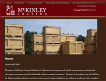 Tablet Screenshot of mckinleycrating.com